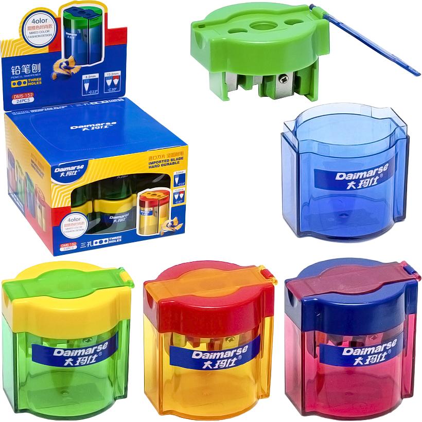 Daimarse DMS-152 Two-Pencil Sharpener with Container