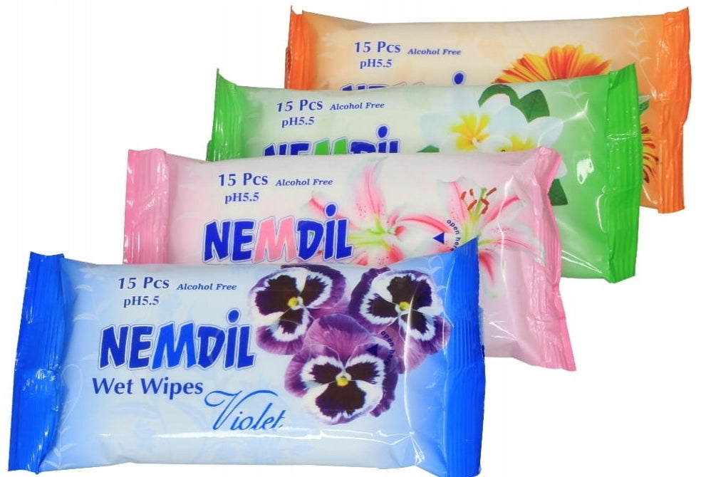 Nemdil Wet Wipes, 15 pcs