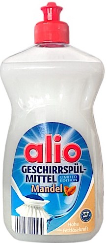 Alio Almond Dishwashing Liquid, 500 mL