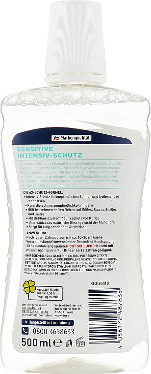 Dontodent Sensitive Mouthwash, 500 mL - Image 2