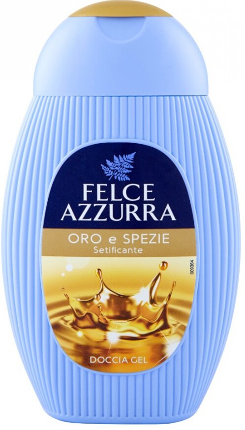 Felce Azzurra Gold & Spices Shower Gel, 250 mL
