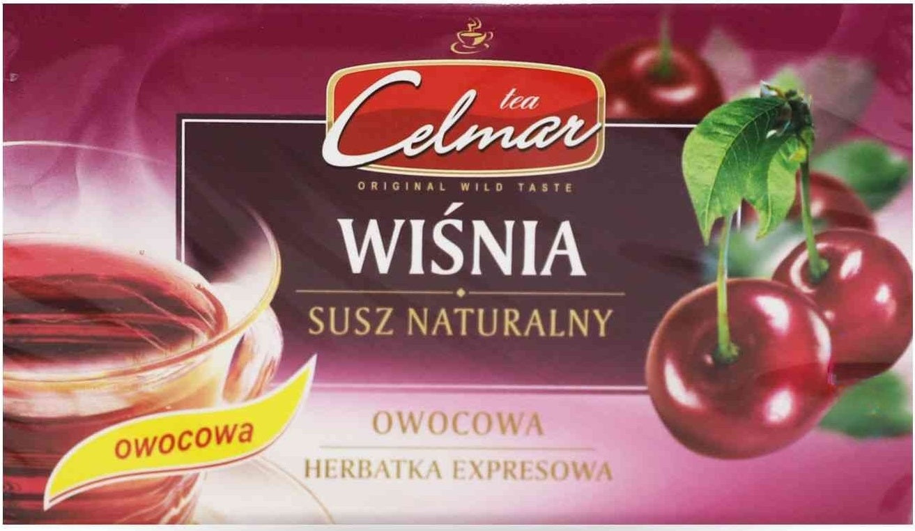 Celmar Cherry Tea, 20 Tea Bags