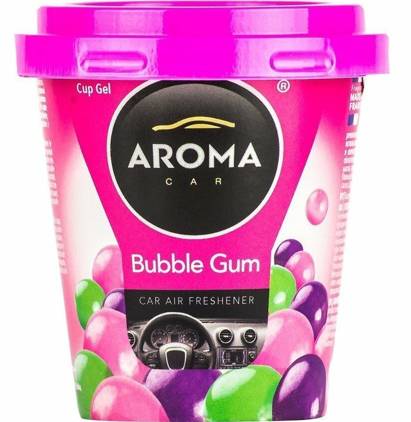 Aroma Car Bubble Gum Gel Car Air Freshener, 130 g