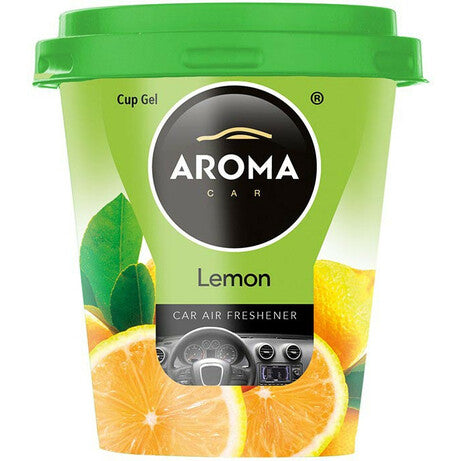 Aroma Car Lemon Gel Car Air Freshener, 130 g