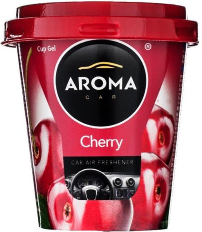 Aroma Car Cherry Gel Car Air Freshener, 130 g
