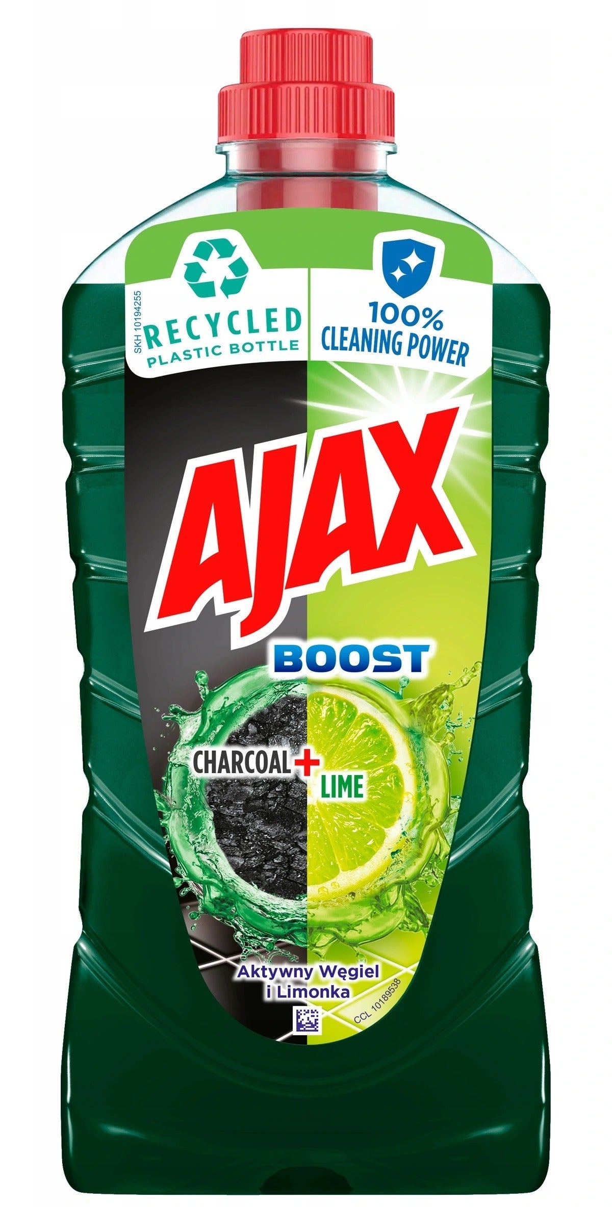Ajax Charcoal + Lime All-Purpose Cleaner, 1000 mL