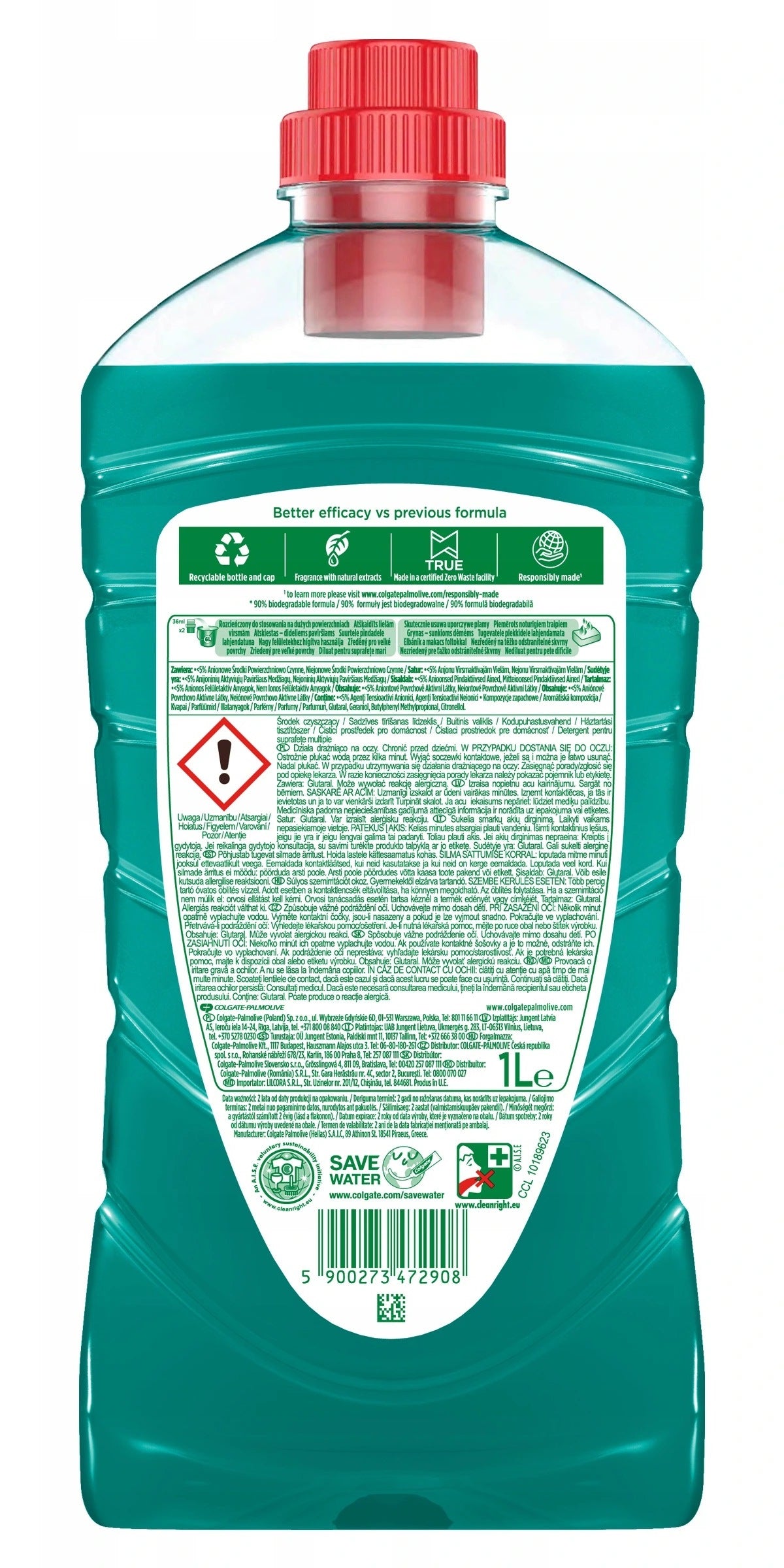 Ajax Lagoon Flowers All-Purpose Cleaner, 1000 mL - Image 2