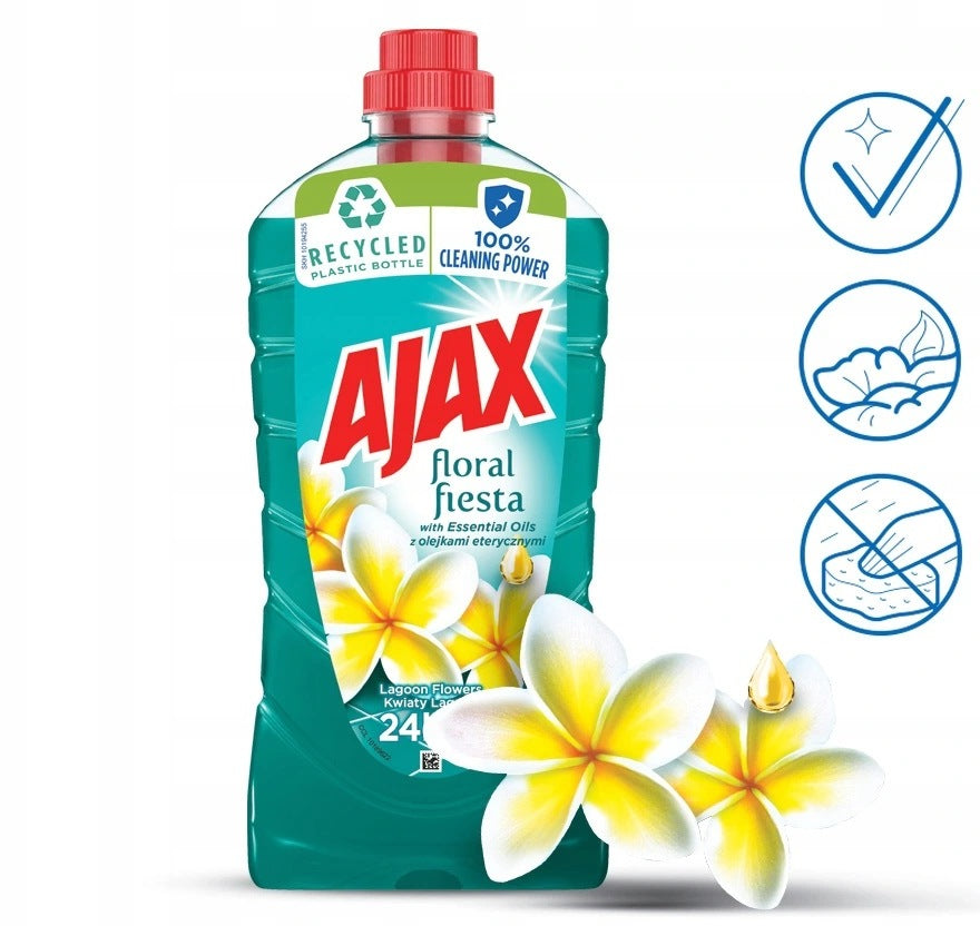 Ajax Lagoon Flowers All-Purpose Cleaner, 1000 mL - Image 3