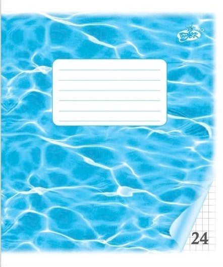 Brisk TV-52 Grid Notebook, 24 Sheets