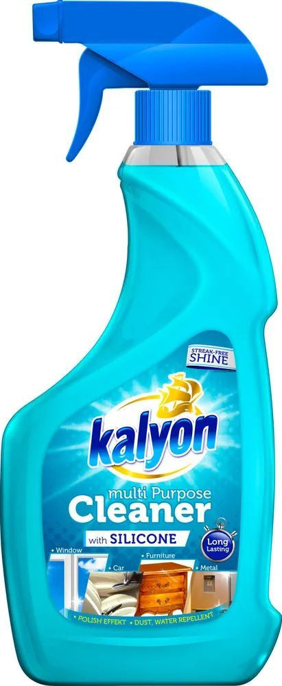 Kalyon Silicone Glass & Multi-Surface Cleaner Spray, 750 mL