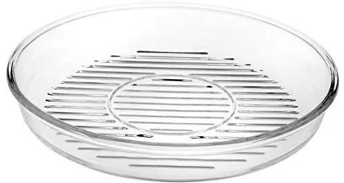 Borcam 59544 Round Glass Grill Baking Dish, 32 cm