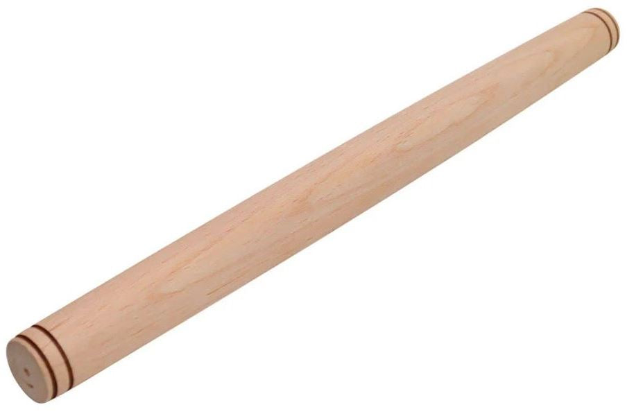 S&T 101-017 Handleless Wooden Rolling Pin, 39 x 6.5 cm