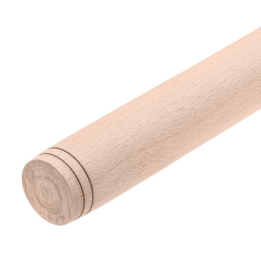 S&T 101-017 Handleless Wooden Rolling Pin, 39 x 6.5 cm - Image 2