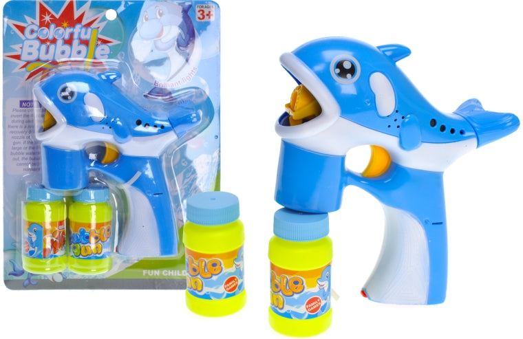 9618-4 Little Dolphin Battery-Operated Bubble Gun
