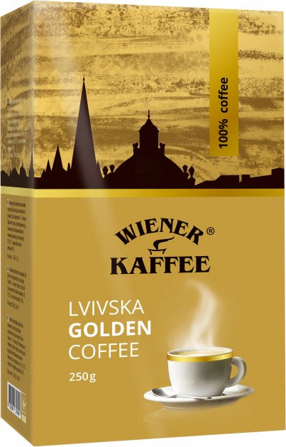 Lvivska Golden Coffee Viennese Ground Coffee, 250 g