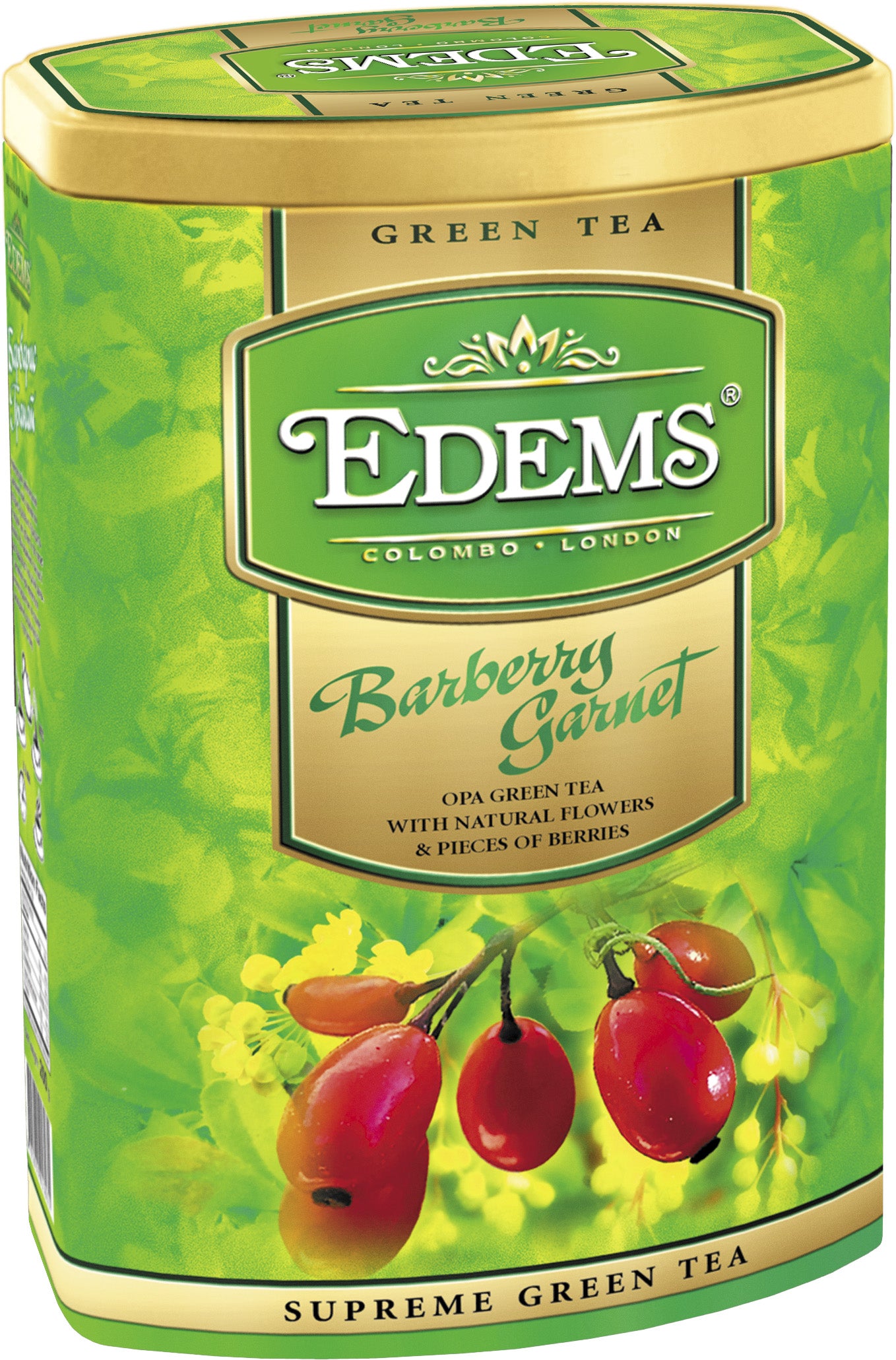 Edems Barberry & Pomegranate Green Tea, 200 g
