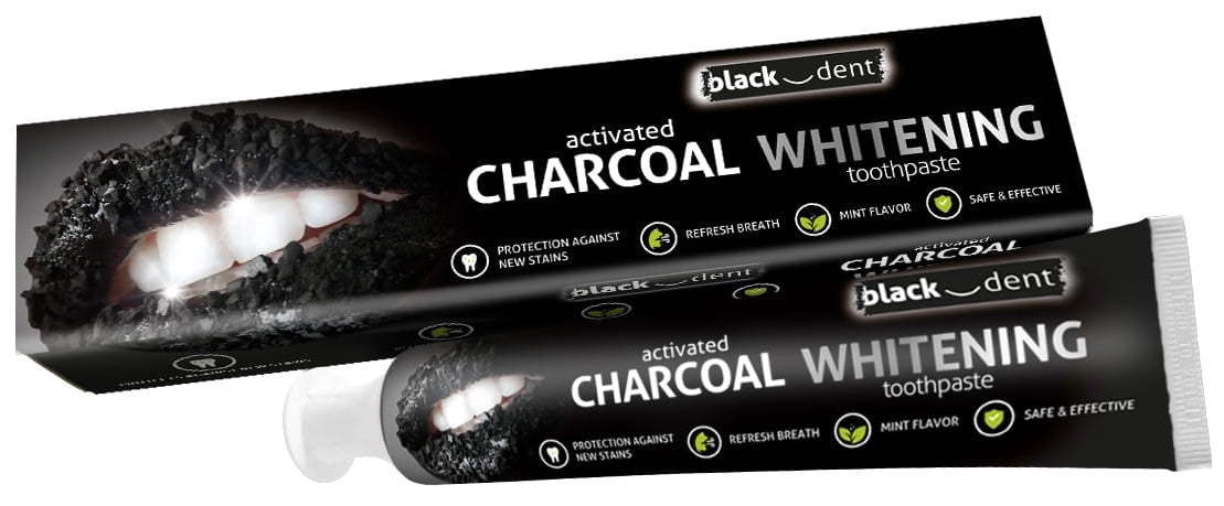 Blak-Dent Charcoal Whitening Toothpaste, 75 mL