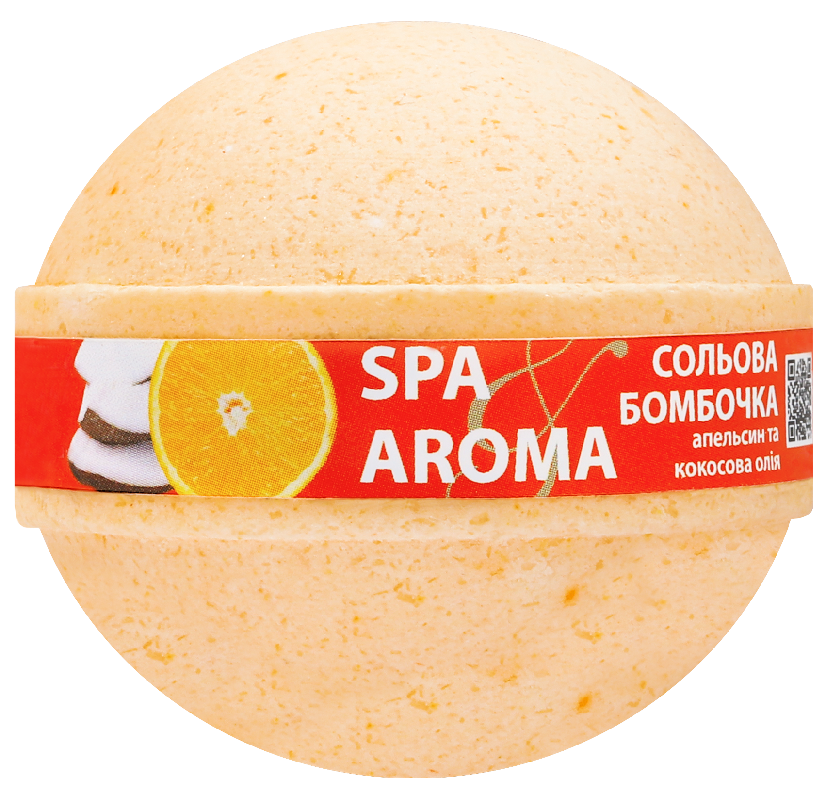 Bioton Spa & Aroma Orange & Coconut Oil Salt Bath Bomb, 75 g