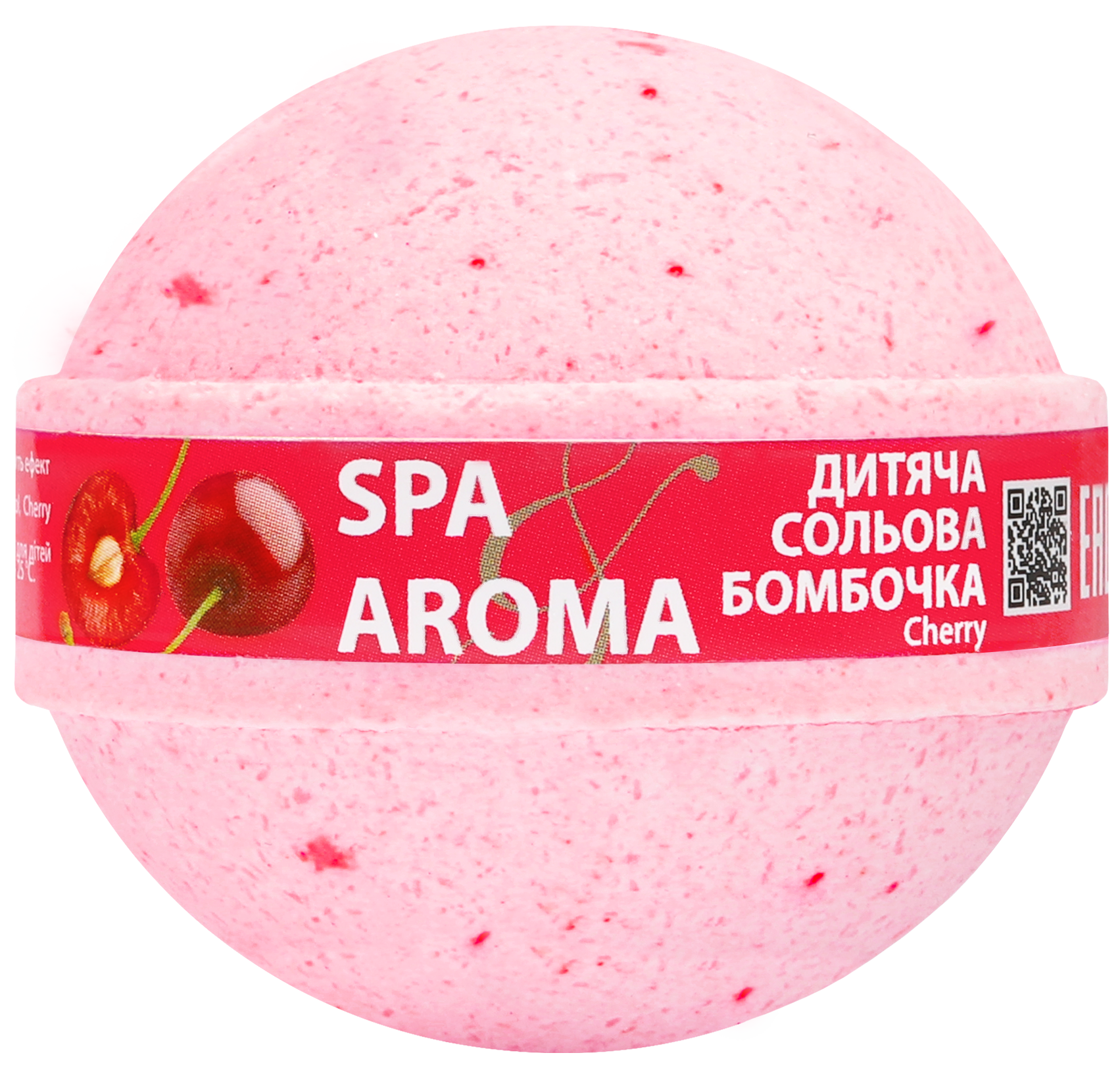 Bioton Spa & Aroma Cherry Kids Salt Bath Bomb, 75 g