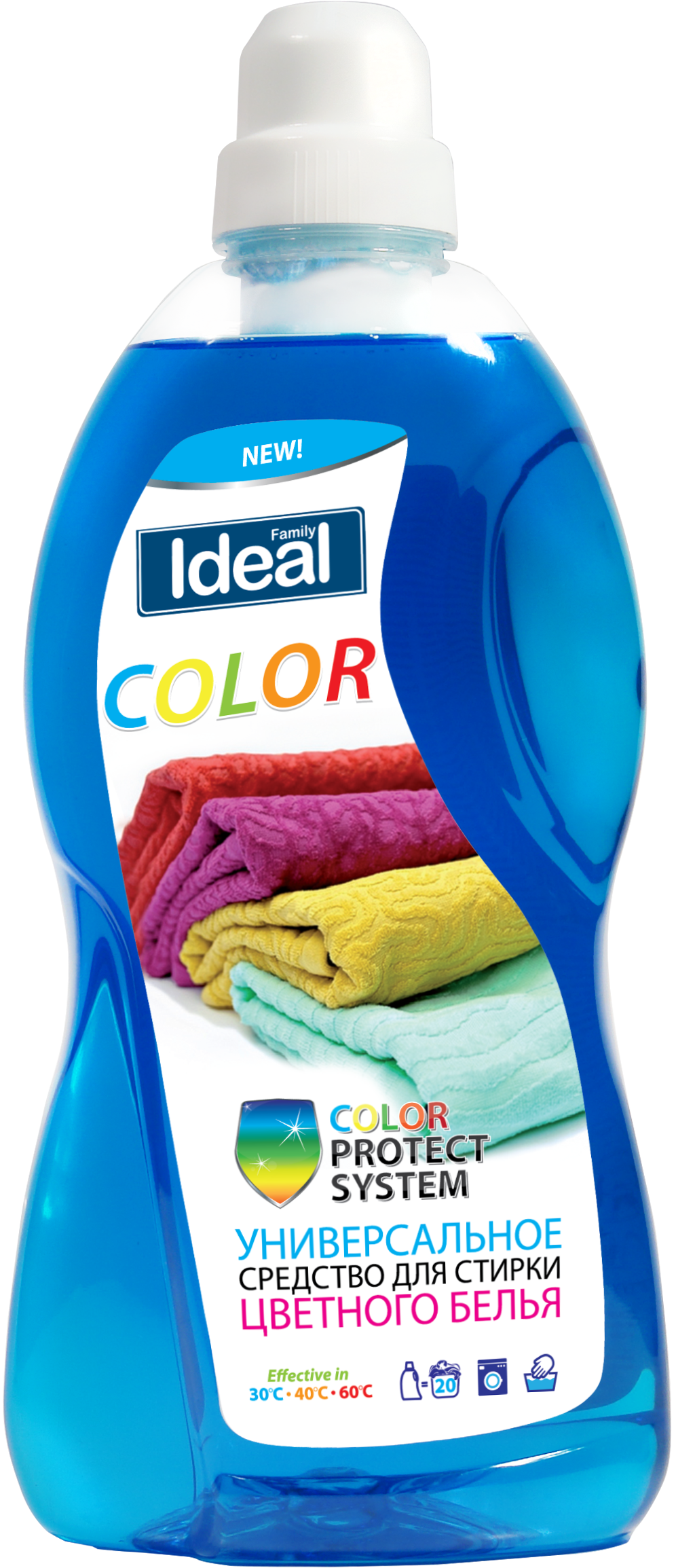 Family Ideal Color Universal Laundry Detergent, 1 L