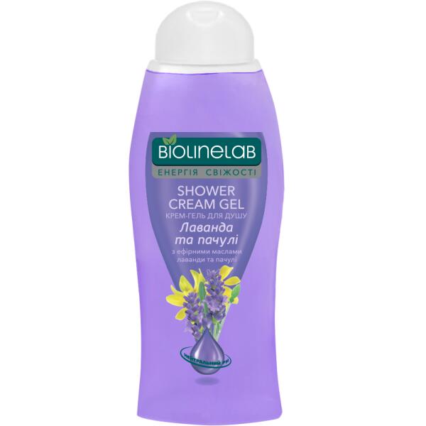Biolinelab Lavender & Patchouli Shower Cream Gel, 400 mL