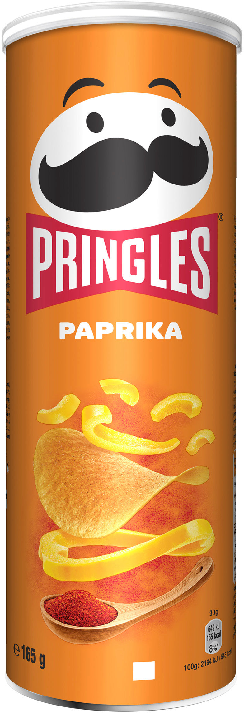 Pringles Paprika Potato Chips, 165 g