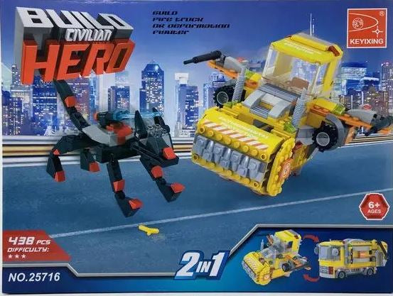 25716 City Heroes Building Set, 438 pcs
