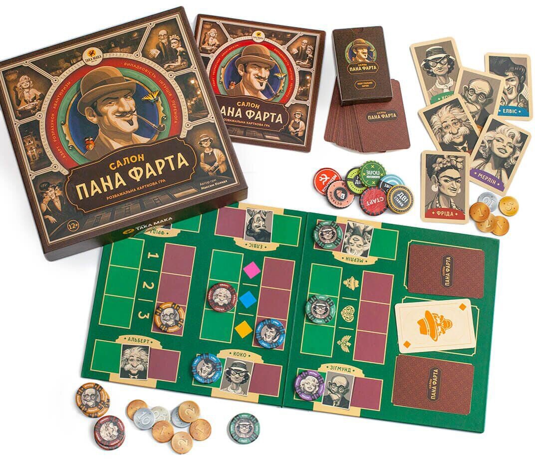 Taka Maka 80001-UA Mr. Luck's Salon Board Game