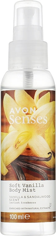 Avon Senses Soft Vanilla Body Lotion Spray, 100 mL