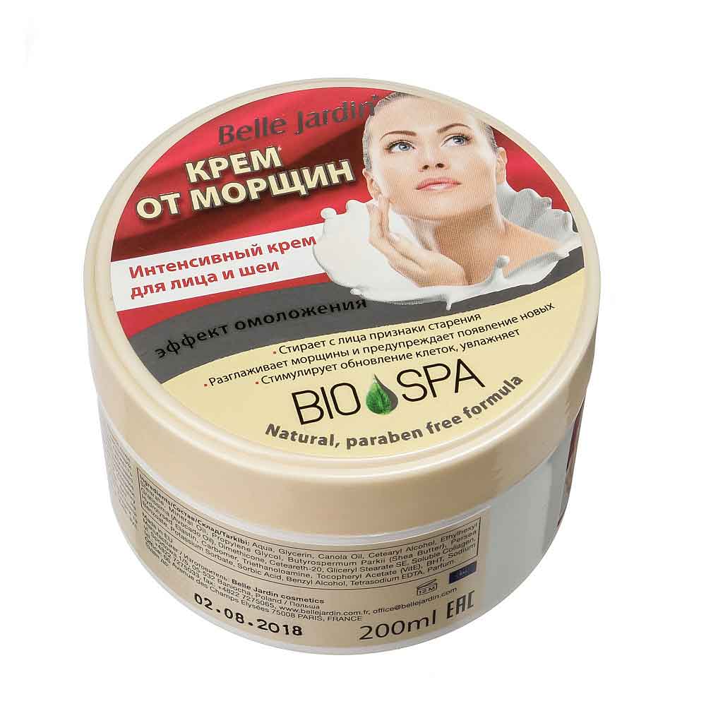 Belle Jardin Spa Naturelle Rejuvenating Effect Anti-Wrinkle Face & Neck Cream, 200 mL