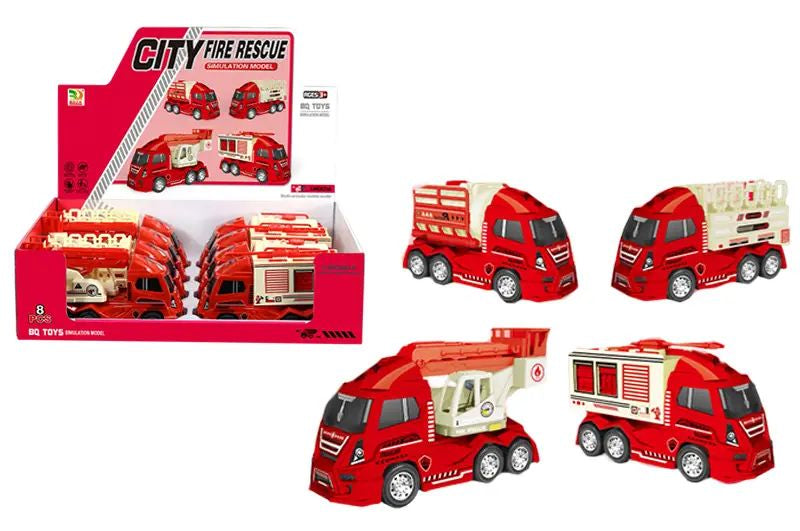 BQ700-54 Friction-Powered Toy Fire Truck