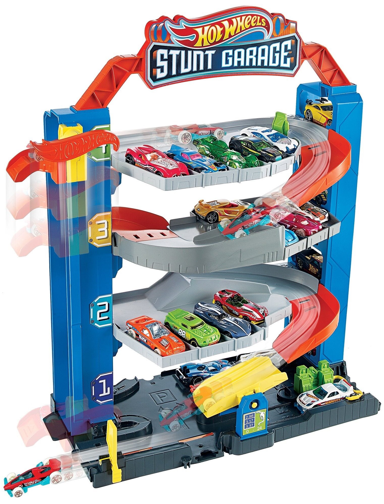 Hot Wheels GNL70 chotyrypoverkhovyy Toy Garage