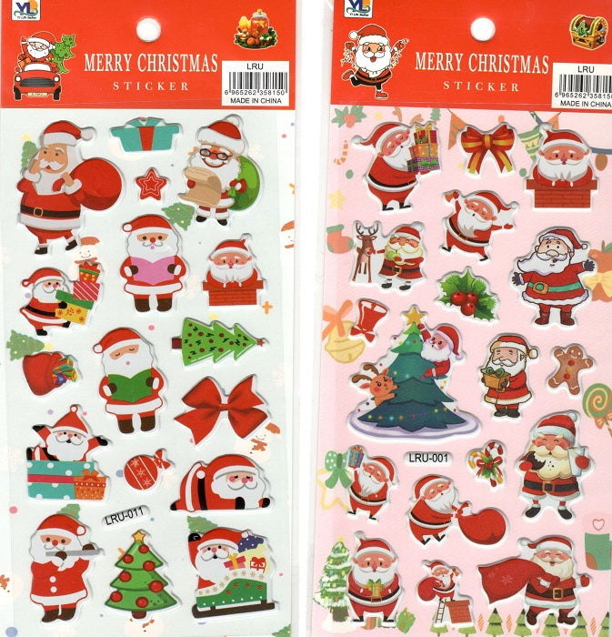 Merry Christmas Assorted Stickers