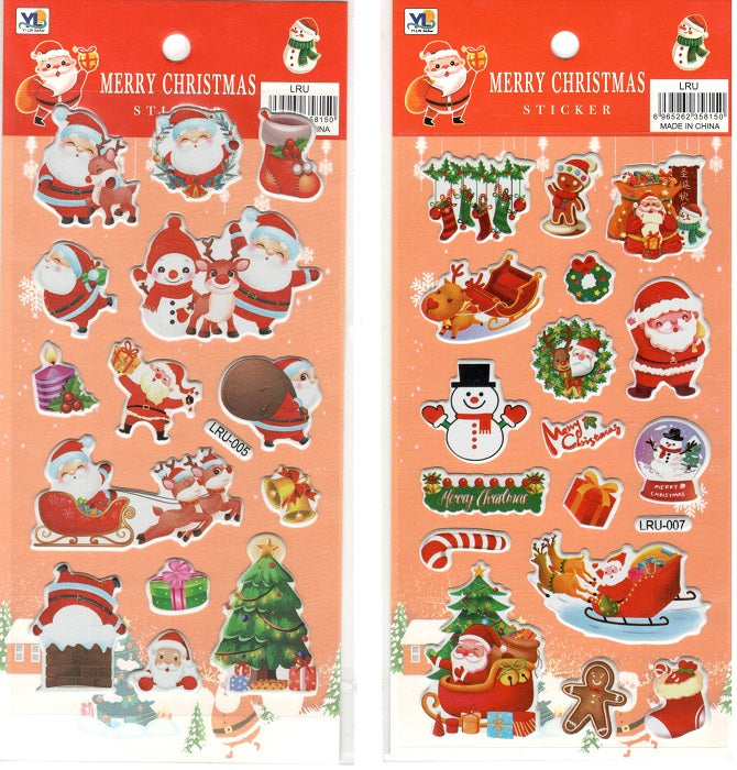 Merry Christmas Assorted Stickers - Image 2