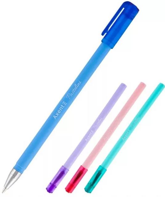 Axent Pastelini Blue Ballpoint Pen, 0.7 mm