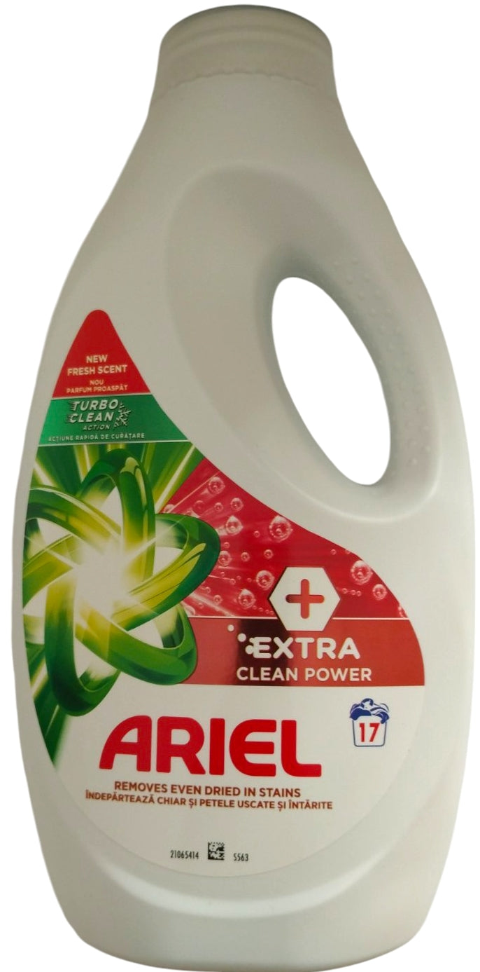 Ariel Extra Clean Power Liquid Laundry Detergent, 17 Loads, 850 mL - Image 2