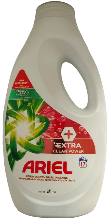 Ariel Extra Clean Power Liquid Laundry Detergent, 17 Loads, 850 mL - Image 2