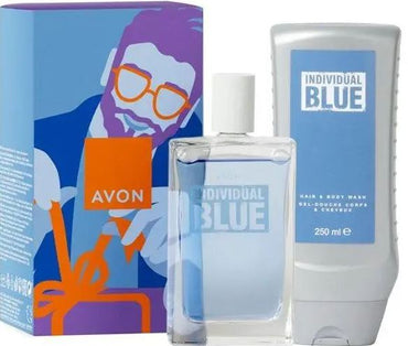 Avon Individual Blue Men's Gift Set: Eau de Toilette 100 mL + Shower Gel 250 mL - Image 2