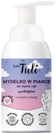 Luba Tuli Mango & Prebiotics Kids Foaming Hand Soap with Pump, 250 mL