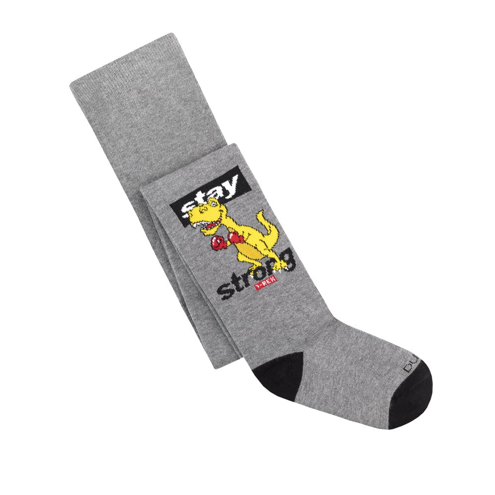 Duna 4429 Gray Patterned Spring/Fall Kids' Tights, 86-92 cm - Image 2