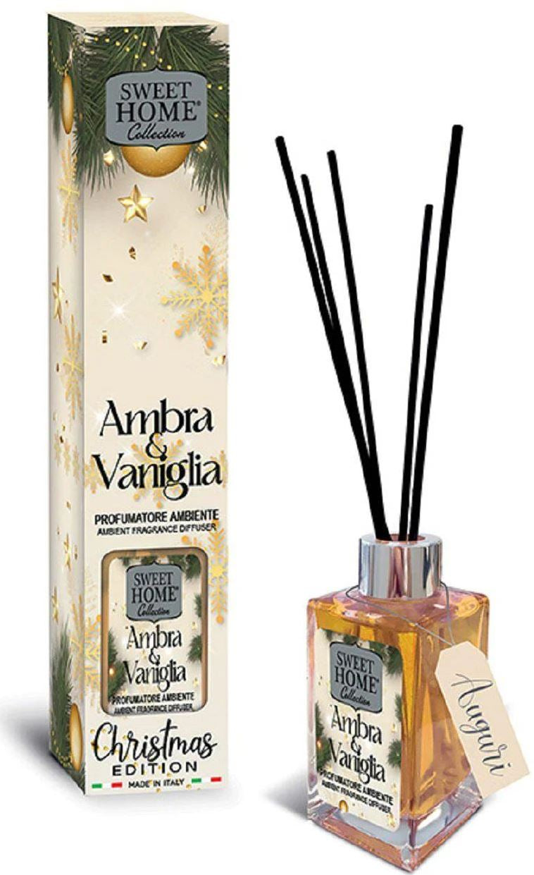 Sweet Home Christmas Amber & Vanilla Home Fragrance, 100 mL