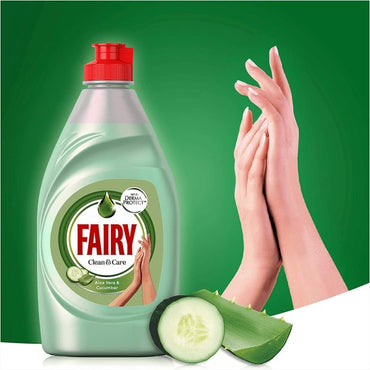 Fairy Aloe Vera & Cucumber Dishwashing Liquid, 383 mL - Image 2