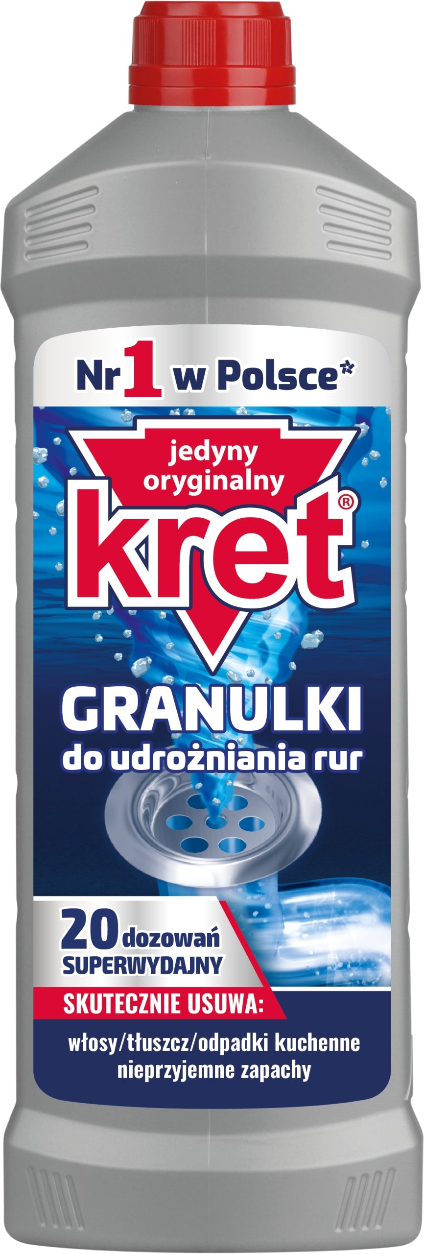 Kret Granular Drain Cleaner, 800 g