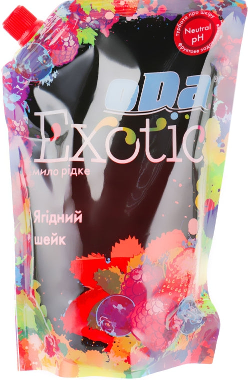 L'Ode Exotic Berry Shake Liquid Hand Soap Refill, 460 mL