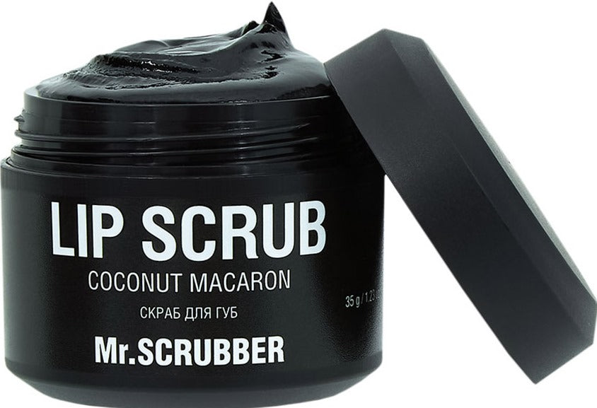 Mr. Scrubber Coconut Macaron Lip Scrub, 35 g