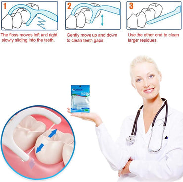 Macromolecule Dental Floss Picks, 30 pcs - Image 2