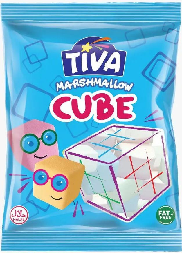 Tiva Cube Marshmallows, 140 g