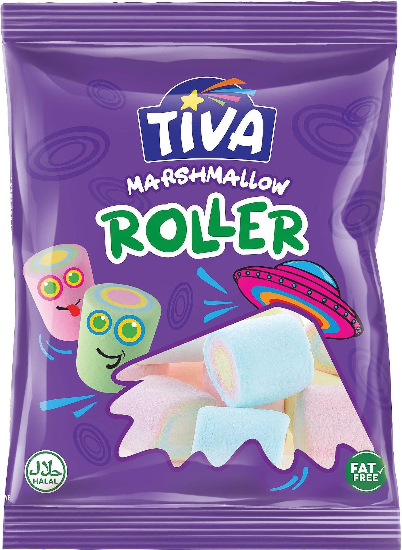 Tiva Roller Marshmallows, 140 g