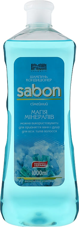 Armoni Sabon Mineral Magic Shampoo & Conditioner, 1000 mL