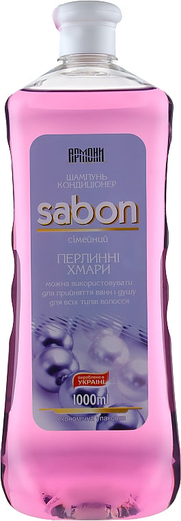 Armoni Sabon Pearl Clouds Shampoo & Conditioner, 1000 mL